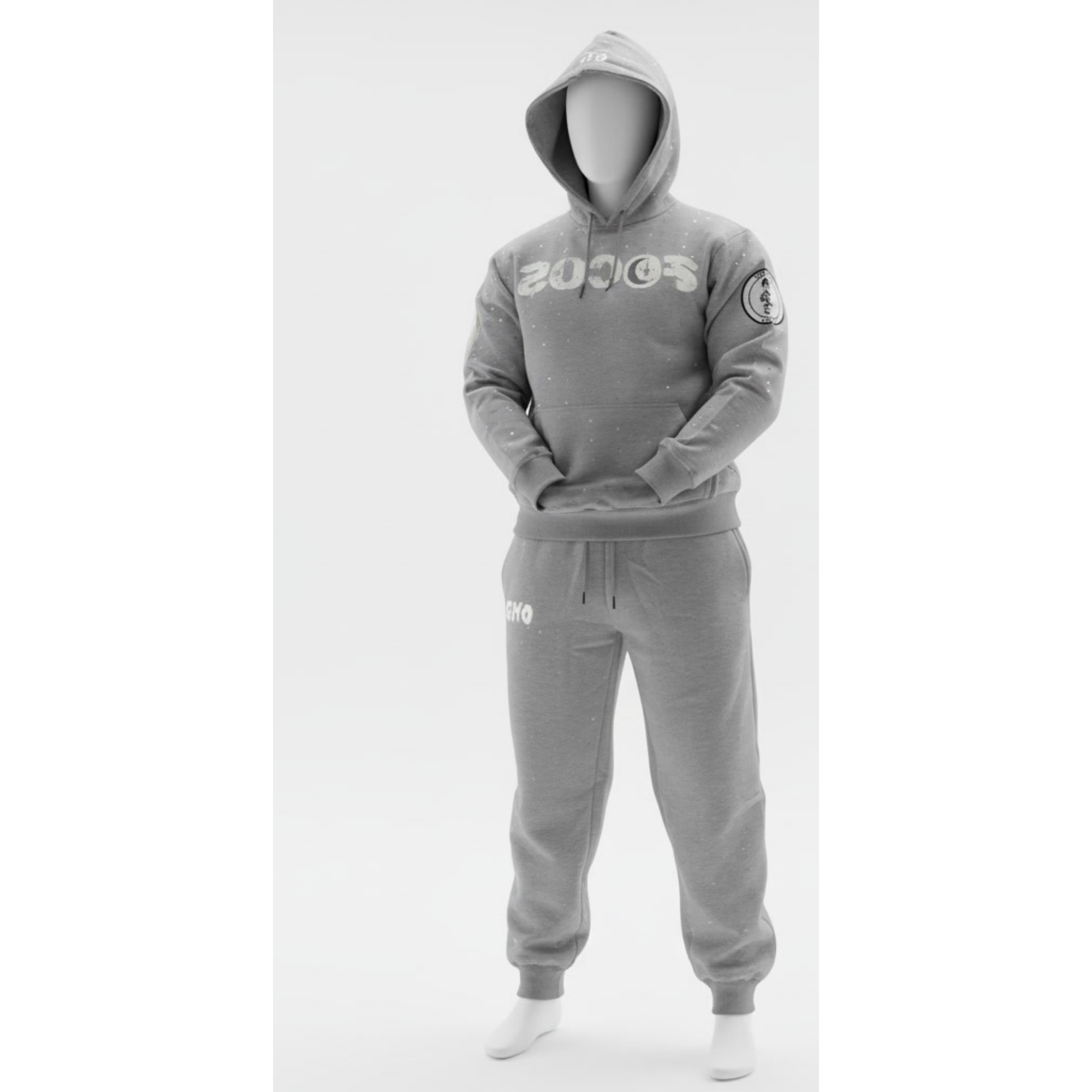 Gray "Focus" Tracksuit
