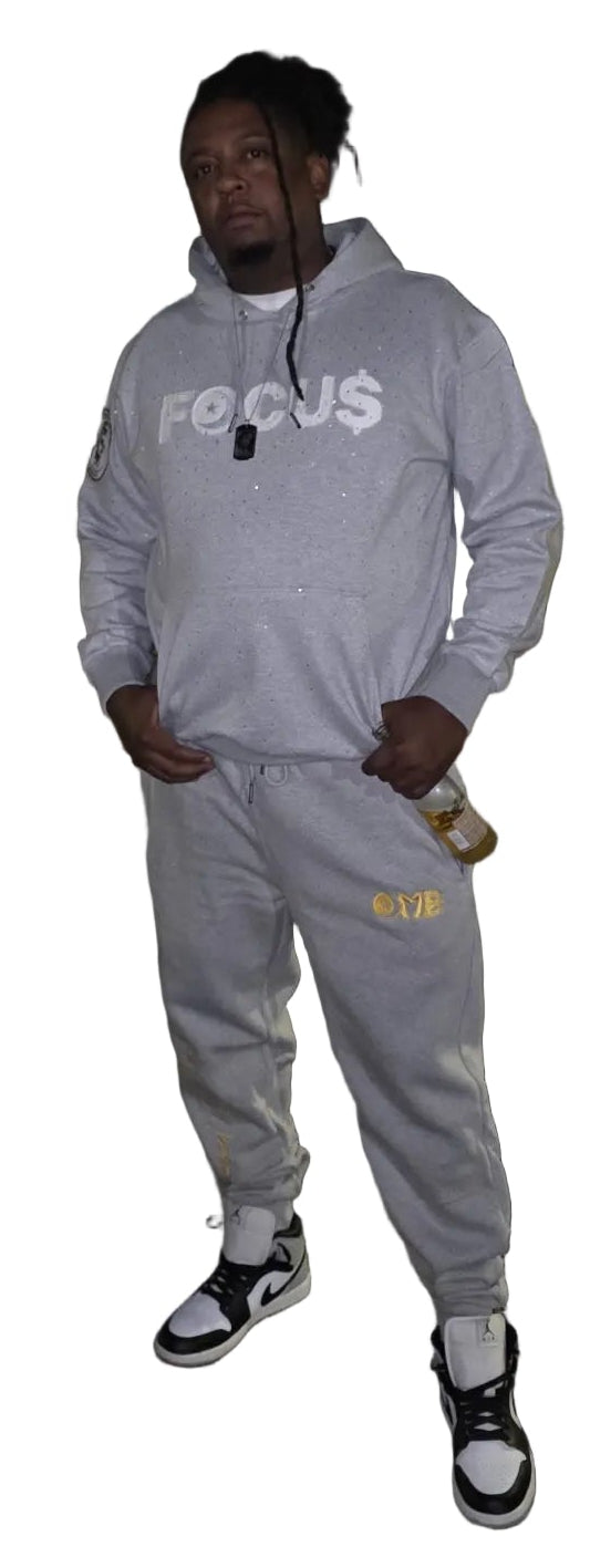 Gray "Focus" Tracksuit