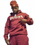Burgundy "Focus" Sweatsuit